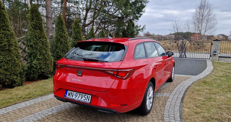 Seat Leon cena 99900 przebieg: 68000, rok produkcji 2021 z Strumień małe 301